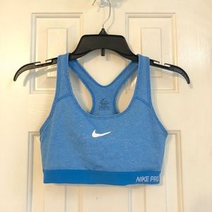 🤩Blue Nike Pro Swish Dri Fit Sport Bra - Size M!